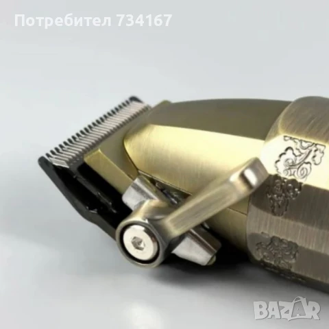 Професионална машинка за подстригване VGR V-036 с мощен мотор, титаниеви ножове и батерия 2600mAh, снимка 4 - Друга електроника - 50465563