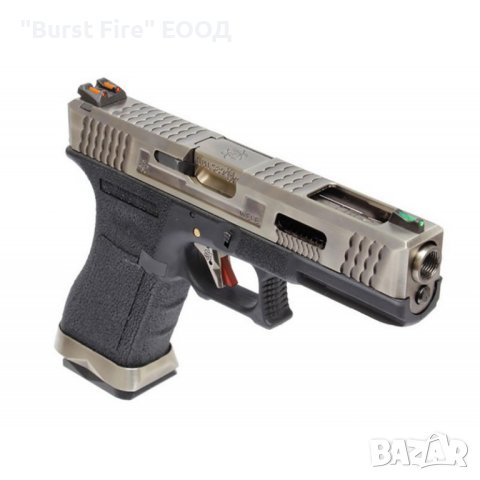 Airsoft пистолет WE GLOCK 17 T7 SILVER, снимка 2 - Въздушно оръжие - 42514866