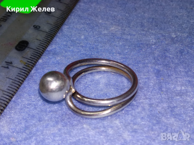 СТИЛЕН ВИНТИДЖ АРТ СРЕБЪРЕН ПРЪСТЕН СРЕБРО 925 РЪЧНА БИЖУТЕРСКА ИЗРАБОТКА 43766, снимка 13 - Пръстени - 44690808