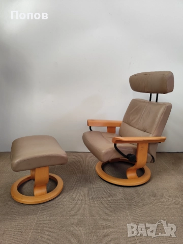 Релакс кресло Ekornes Stressless, снимка 12 - Дивани и мека мебел - 52435023