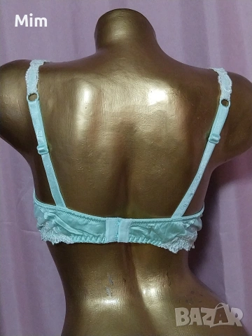 LISE CHARMEL 85 D Дантелен сутиен в розово и светло зелено, снимка 14 - Бельо - 53015417