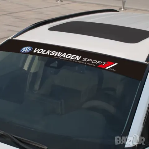 Лепенка VW за челно стъкло и задно, Фолксваген, стикер авто, емблема, лого, снимка 2 - Аксесоари и консумативи - 49296986