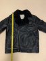Детско кожено яке с изтъркан ефект Zara, снимка 1 - Детски якета и елеци - 34199484