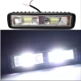 1бр. ЛЕД БАР led bar лампа с две секции с 12 SMD диода 18W, 16 см, снимка 1