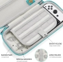 Нов калъф Nintendo Switch кейс с твърда защита и 10 слота за карти, снимка 7