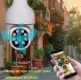 Куполна Wi-Fi камера под формата на крушка , снимка 7