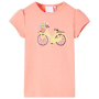 Детска тениска, неоново коралова, 104(SKU:11070, снимка 1 - Детски тениски и потници - 44761529