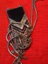 ПОСРЕБРЕНА ФЕШЪН АРТ ОГЪРЛИЦА КОЛИЕ МЕДАЛЬОН МНОГО СТИЛНО КРАСИВО БУТИКОВО БИЖУ 27922, снимка 5