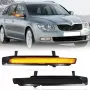 POPMOTORZ LED мигачи за странични огледала за Skoda Octavia 1Z3/1Z5 и Superb 3T4/3T5 – 2 бр., снимка 1