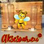 PVC Автоматична поилка хранилка за хранене и поене на пчели в кошер за вода и лекарствен сироп за пч, снимка 1 - Стоки за пчели - 41619068