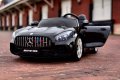 Акумулаторна кола двуместен Mercedes GT R Licensed 2X12V ,MP4, с меки гуми, снимка 4