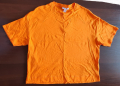 Оранжева тениска с къси ръкави , снимка 1 - Тениски - 44934617
