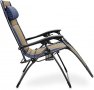 Накланящ се стол за дома и градината син, стол за къмпинг или плаж, снимка 2