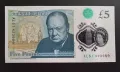Англия. Великобритания. 5 паунда. 2015 - 2020 година. Елизабет II. Полимер.UNC., снимка 2