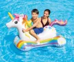 Надуваем еднорог за яздене INTEX, 163 х 86см, за басейн, за море, снимка 1