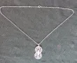 Сребърно колие филигран, снимка 2