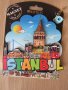 Автентичен 3D магнит от Турция, Истанбул с окото на Назар, снимка 1 - Колекции - 39308465