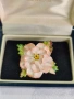 Винтидж порцеланова брошка COALPORT (1960-те), снимка 2