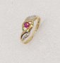 Златни пръстени с сапфири, рубини и диаманти- 18К, снимка 10