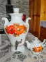 Руски порцеланов самовар., снимка 3