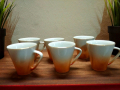 Стари порцеланови чашки за греяна ракия, снимка 1