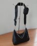 Луксозна Черна чанта/реплика  Prada код IM104P, снимка 3