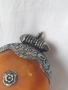 Стара висулка със сребърен обков , снимка 8