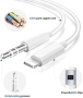 Нов Lightning към 3.5mm аудио кабел за iPhone, автомобил и слушалки, снимка 3