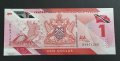 Карибски басеин. Тринидад и Тобаго. 1 долар  . 2020 година. Полимерна . UNC., снимка 1