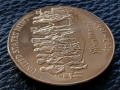 Позлатен 1792 - 1992 медал за 200 годишнината на Америка, снимка 4