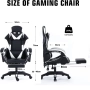 Геймърски стол с поставка за крака – AY-EUDJY-1BAI, снимка 4