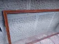 Стара голяма дървена рамка 134/69см, снимка 3