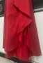 Официална нова дълга червена рокля размер S/M, снимка 3