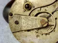 МЕХАНИЗЪМ от РЯДЪК СТАР ВИКТОРИАНСКИ ДЖОБЕН ЧАСОВНИК с РИМСКИ ЦИФЕРБЛАТ 47152, снимка 8