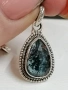 Сребърна висулка с кианит, снимка 2