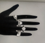 Сребърни дамски пръстени, снимка 1