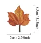 25 бр Изкуствени есенни клен листа листо за декорация и украса хартиени кленови хартия есенна , снимка 4