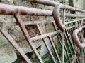 Интериорна ограда,истинско ковано желязо,стара изработка, снимка 8