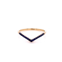 Златен дамски пръстен 0,93гр. размер:55 14кр. проба:585 модел:22115-6, снимка 1