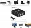 AV RCA към HDMI адаптер, AV към HDMI конвертор, 1080P, аудио, видео конвертор, поддържа PAL/NTSC , снимка 4