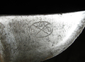 Стара лозарска градинарска ножица 23 см стоманена маркирана, запазена, снимка 4