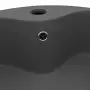 vidaXL Луксозна мивка с преливник тъмносив мат 36x13 см керамика, снимка 5