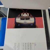 Стар календар Andy Warhol Cars Mercedes Benz 1989, снимка 13 - Колекции - 42633047