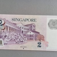 Банкнота - Сингапур - 2 долара UNC | 2006 - 2022г., снимка 2 - Нумизматика и бонистика - 42569911