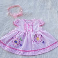 Бебешка рокля 0-3 месеца, снимка 1 - Бебешки рокли - 41671118
