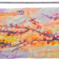 Sakura Blossoms / Цветущая Сакура / Цъфти Сакура / Sakura-Blüten, снимка 14 - Шалове - 32854478