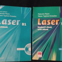 Учебник и учебна тетрадка по Английски език Laser В1 с дисков, снимка 1 - Чуждоезиково обучение, речници - 42188520