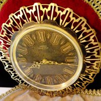 Стенен часовник Anker,позлатен месинг. , снимка 3 - Антикварни и старинни предмети - 41896274