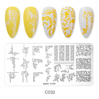 Метални щампи 38 модела / шаблони за печат за нокти ROSALIND, снимка 14 - Продукти за маникюр - 36226358