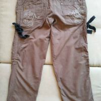 3/4 дамски кариран панталон , снимка 2 - Панталони - 36395384